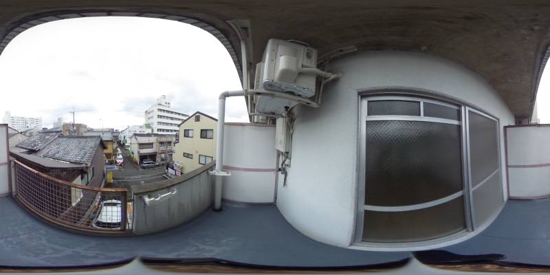 パノラマ画像バルコニー