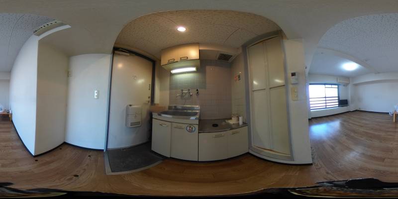 パノラマ画像キッチン