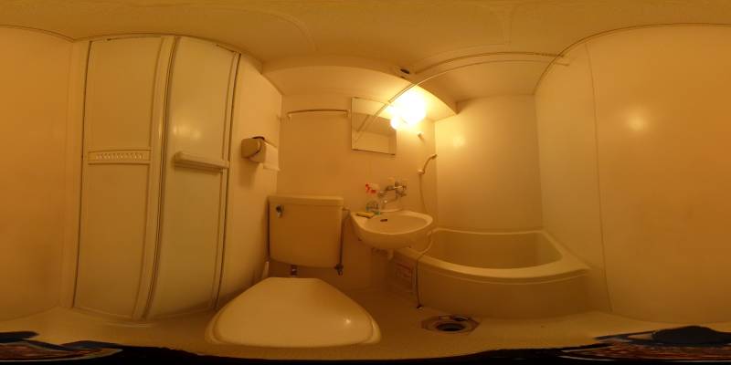 パノラマ画像バスルーム