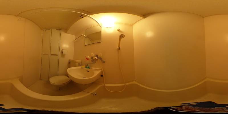 パノラマ画像バスルーム