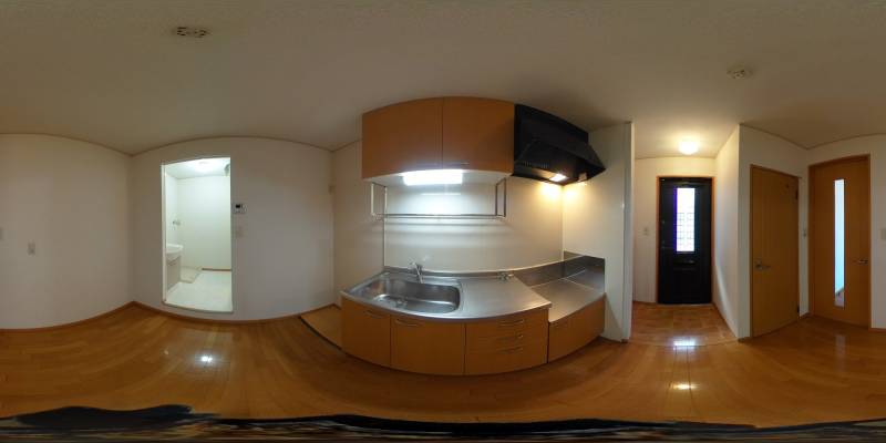 パノラマ画像キッチン