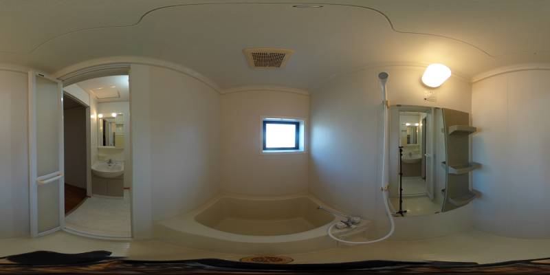 パノラマ画像バスルーム