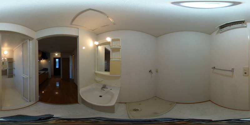 パノラマ画像洗面所