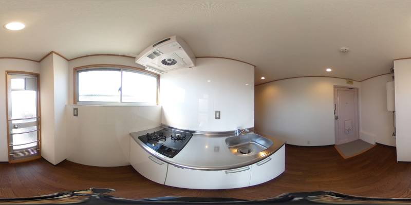 パノラマ画像キッチン