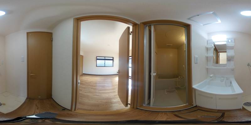 パノラマ画像洗面所