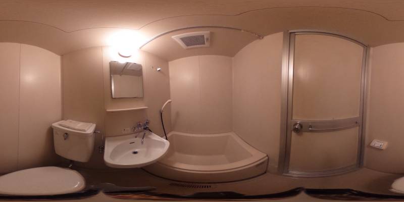 パノラマ画像バスルーム