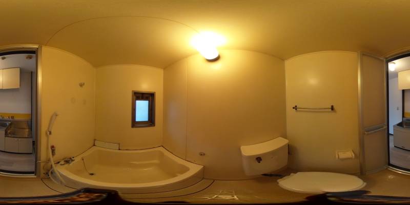 パノラマ画像バスルーム