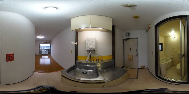 パノラマ画像キッチン