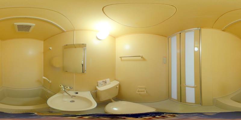 パノラマ画像バスルーム