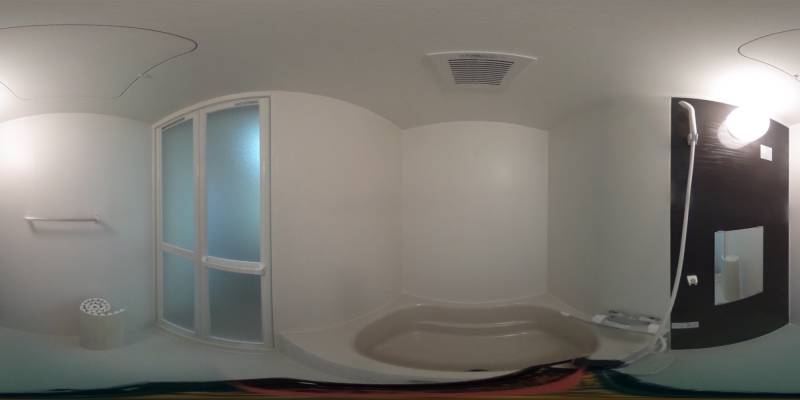 パノラマ画像バスルーム