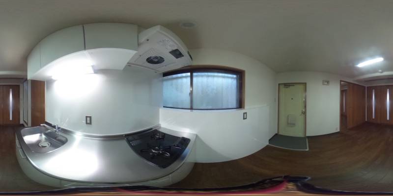 パノラマ画像キッチン