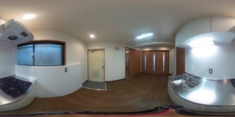 パノラマ画像洋室