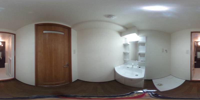 パノラマ画像洗面所
