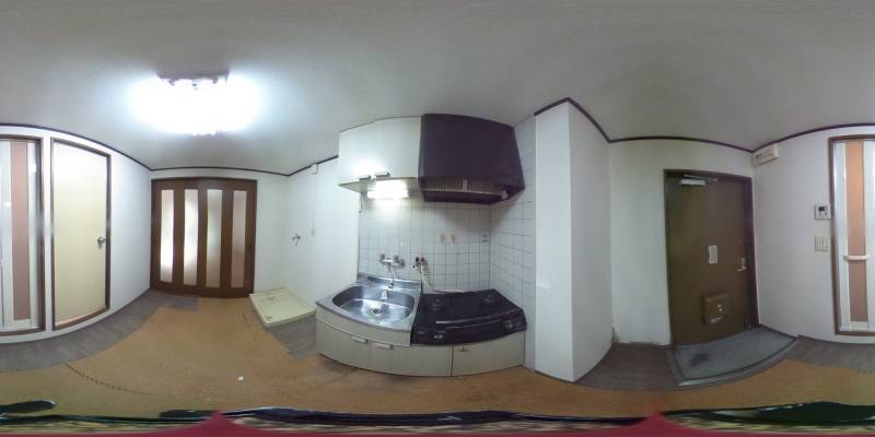 パノラマ画像キッチン