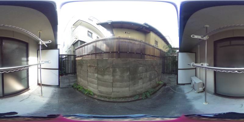 パノラマ画像バルコニー