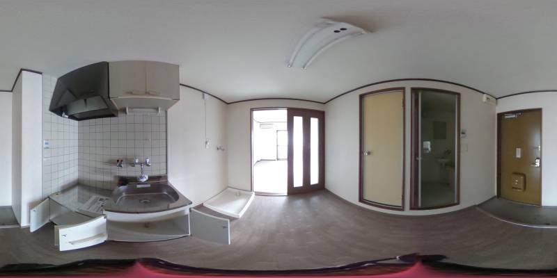 パノラマ画像キッチン