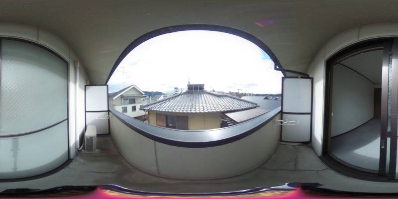 パノラマ画像バルコニー