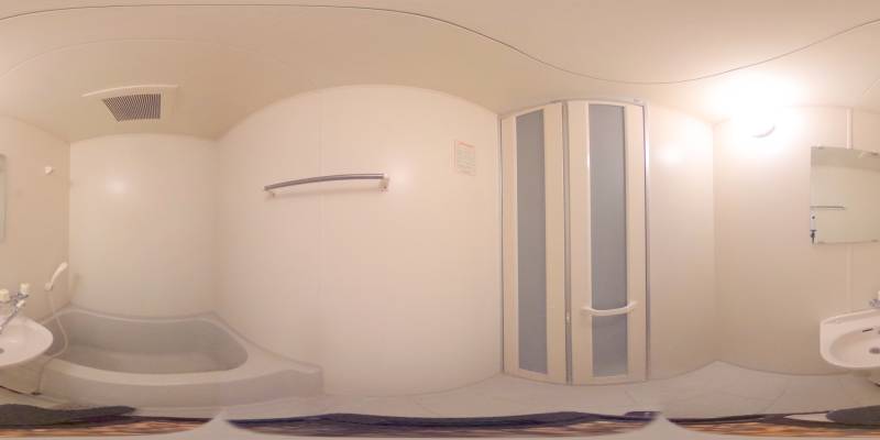 パノラマ画像バスルーム
