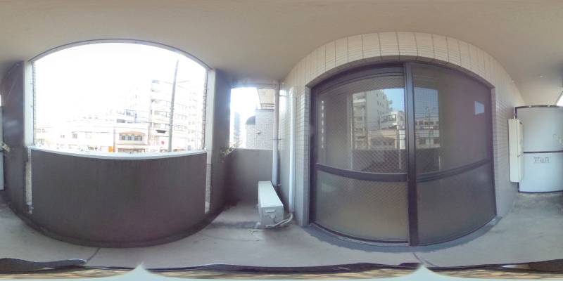 パノラマ画像バルコニー