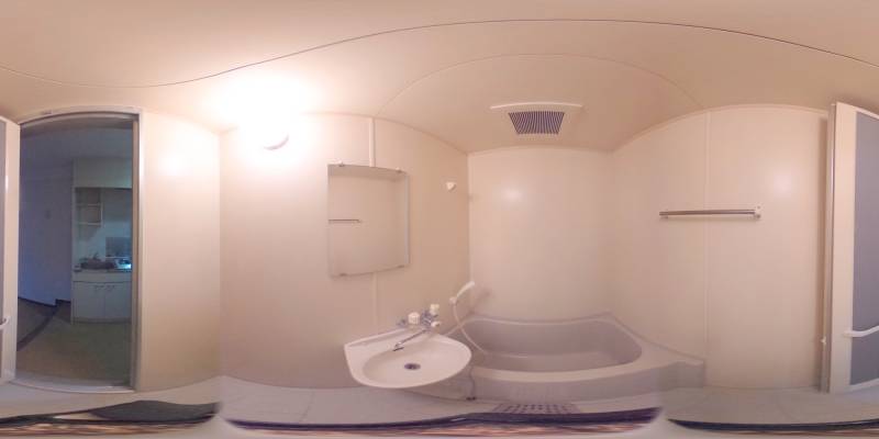 パノラマ画像バスルーム