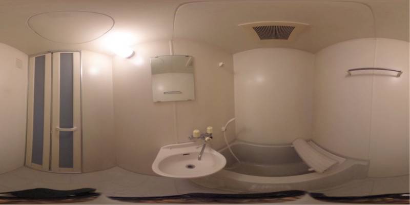 パノラマ画像バスルーム