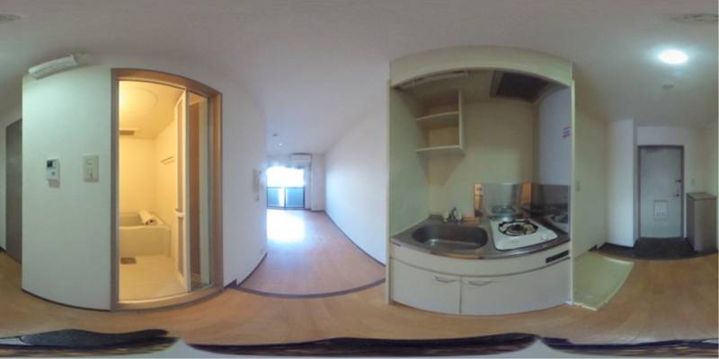 パノラマ画像キッチン