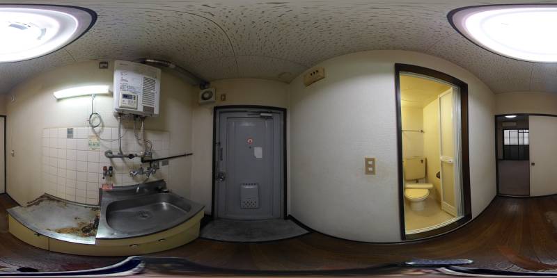 パノラマ画像キッチン