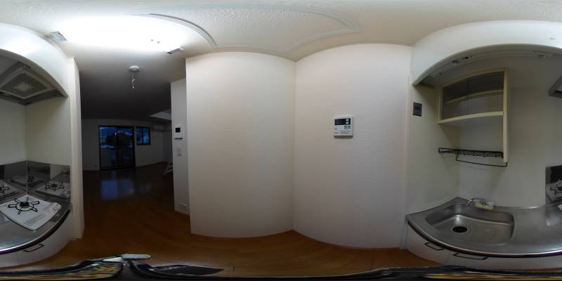 パノラマ画像キッチン