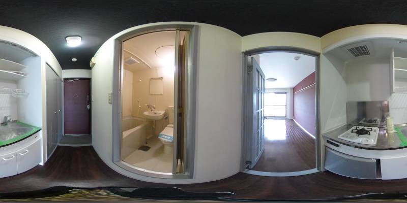 パノラマ画像キッチン