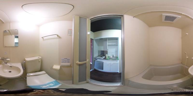 パノラマ画像バスルーム