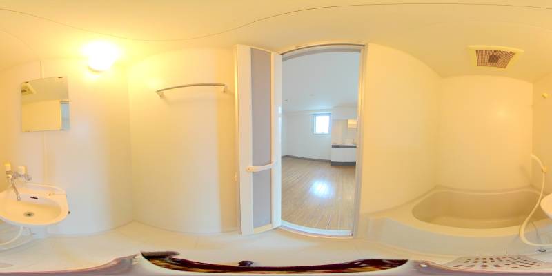 パノラマ画像バスルーム