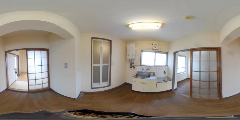 パノラマ画像キッチン