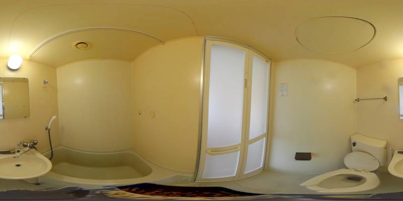 パノラマ画像バスルーム