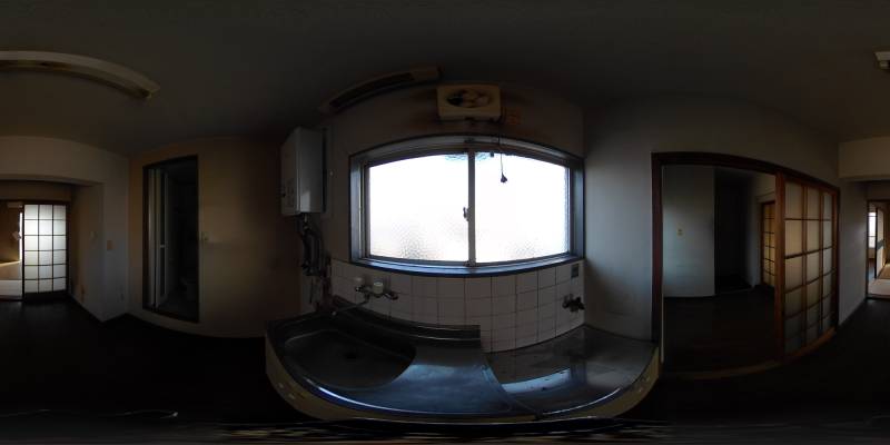 パノラマ画像キッチン