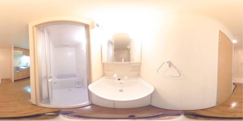 パノラマ画像洗面所