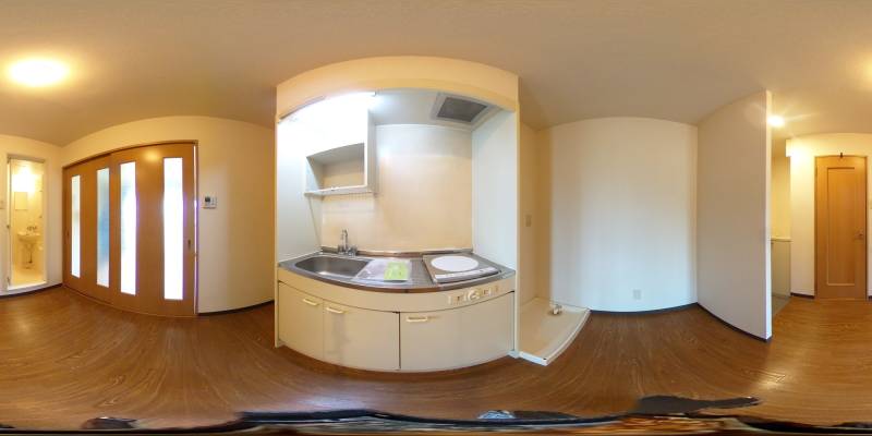 パノラマ画像キッチン