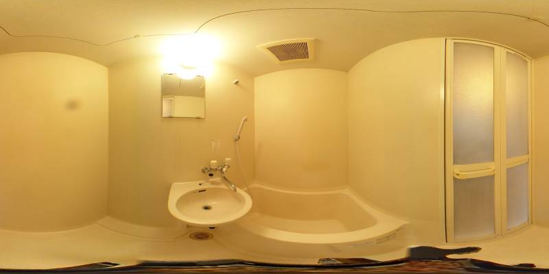 パノラマ画像バスルーム