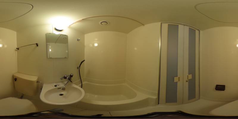 パノラマ画像バスルーム
