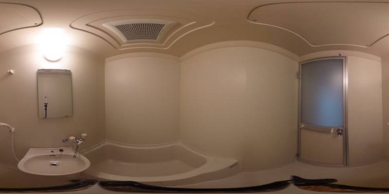 パノラマ画像バスルーム