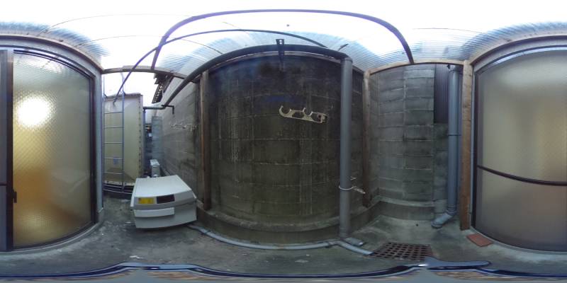 パノラマ画像庭