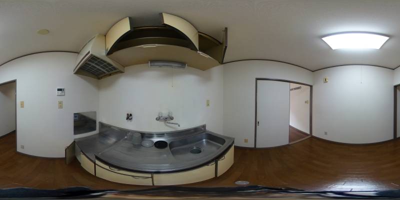 パノラマ画像キッチン