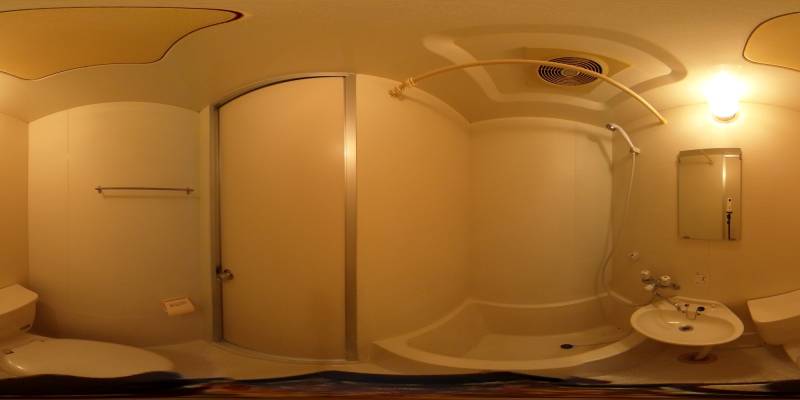 パノラマ画像バスルーム