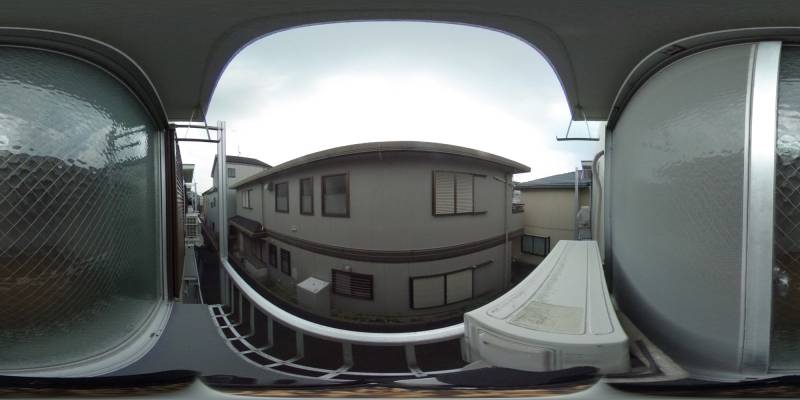 パノラマ画像バルコニー