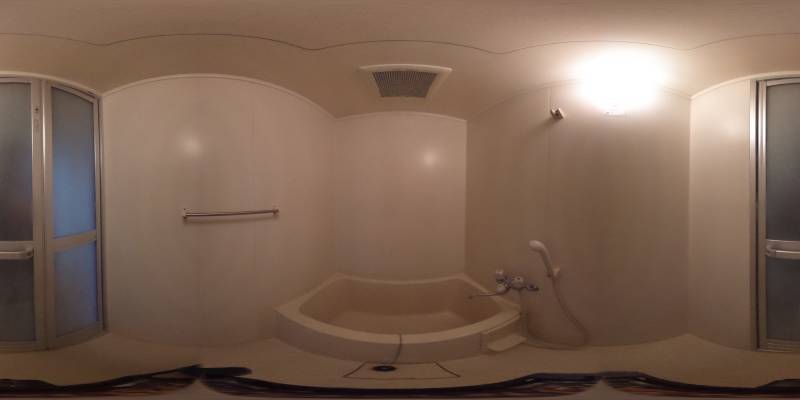 パノラマ画像バスルーム