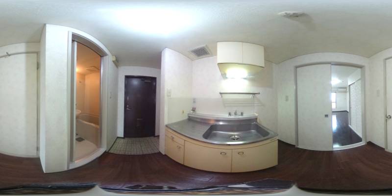 パノラマ画像キッチン