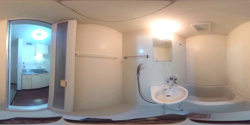 パノラマ画像バスルーム