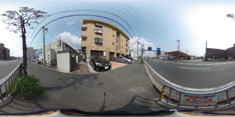 パノラマ画像駐車場
