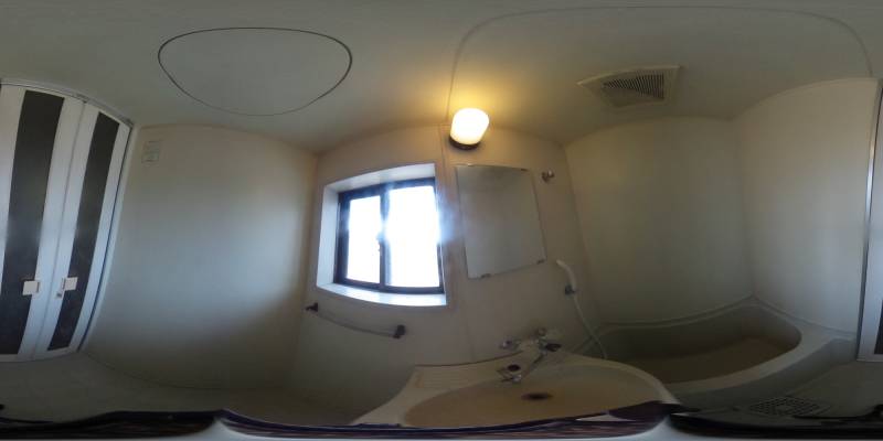 パノラマ画像バスルーム