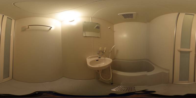 パノラマ画像バスルーム