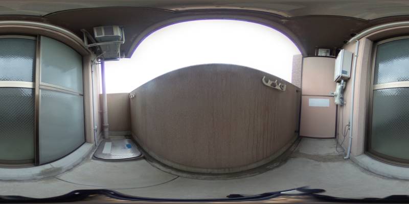 パノラマ画像バルコニー